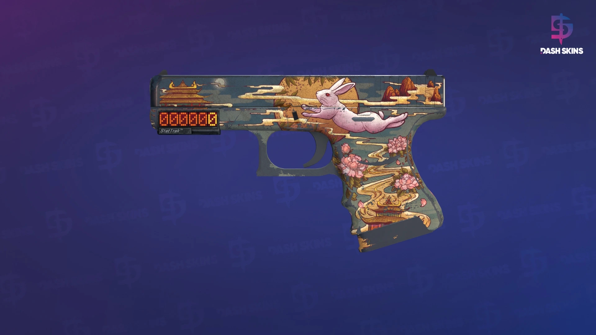 StatTrak™ Glock-18 | Umbral Rabbit (Battle-Scarred) Screenshot Playside