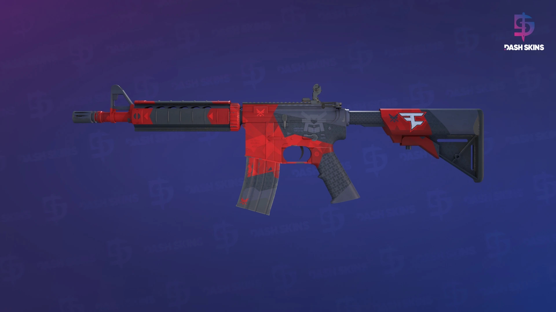 M4A4 | Evil Daimyo (Minimal Wear) Screenshot Playside