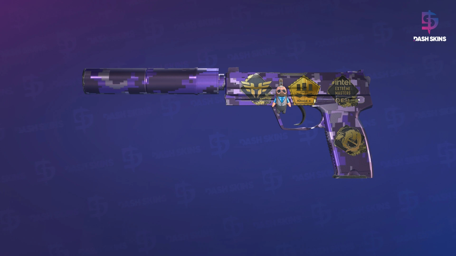 Souvenir USP-S | Purple DDPAT (Factory New) Screenshot Playside