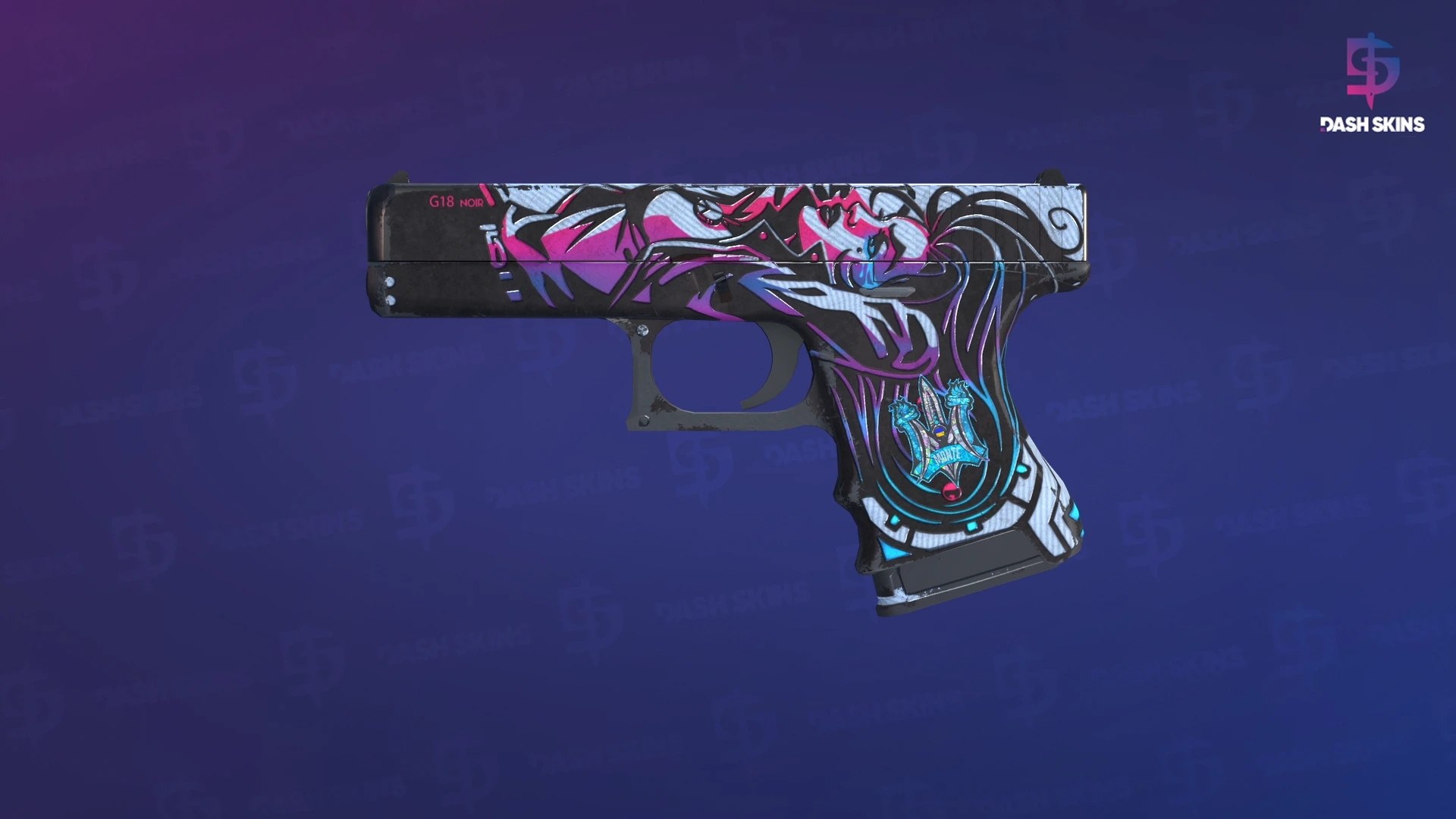 Glock-18 | Neo-Noir (Well-Worn) Screenshot Playside