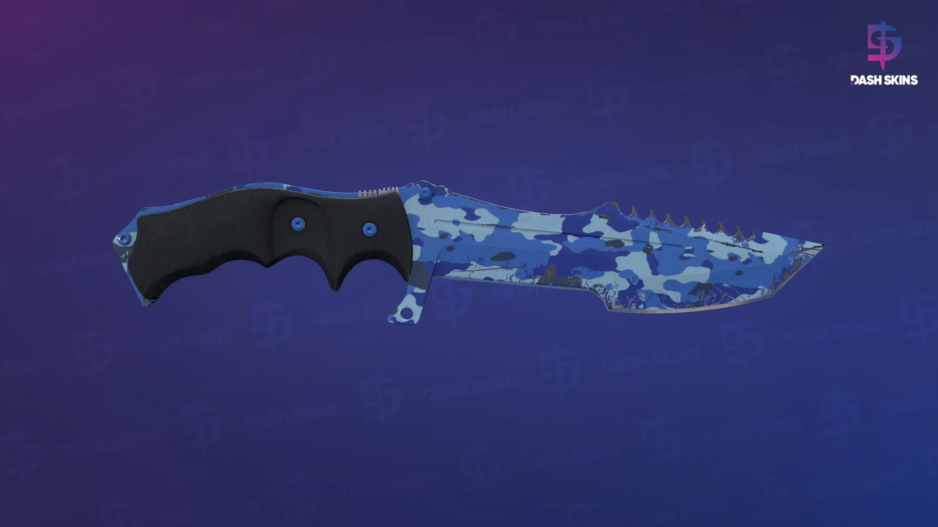 ★ Huntsman Knife | Bright Water (Field-Tested) Screenshot Playside