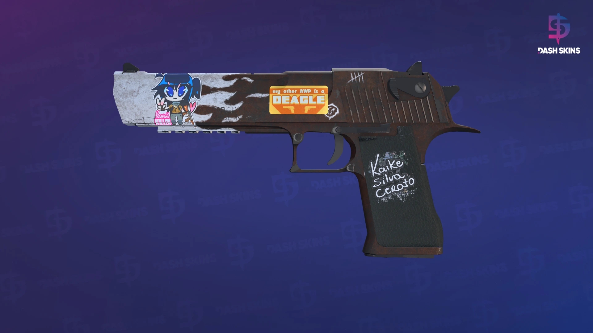 Desert Eagle | Oxide Blaze (Minimal Wear) Screenshot Playside