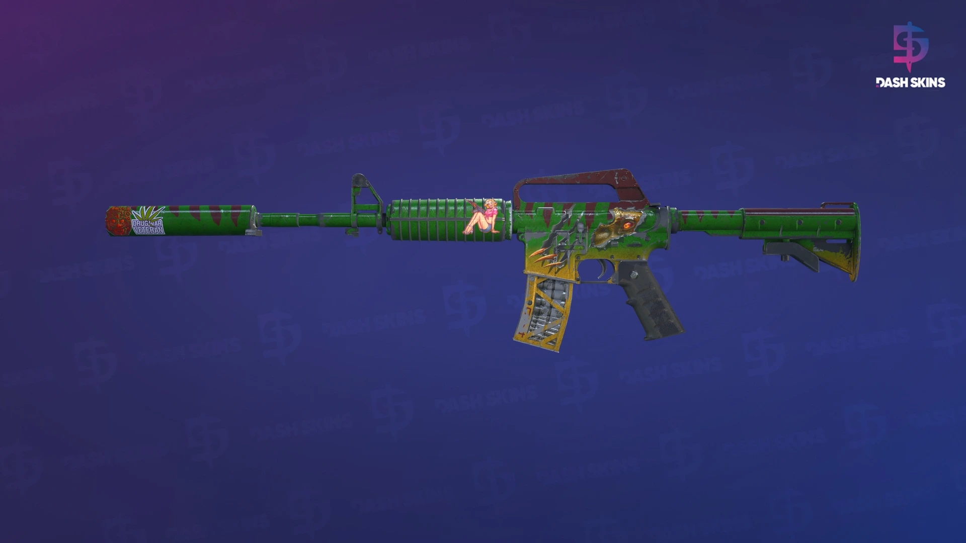 M4A1-S | Emphorosaur-S (Battle-Scarred) Screenshot Playside