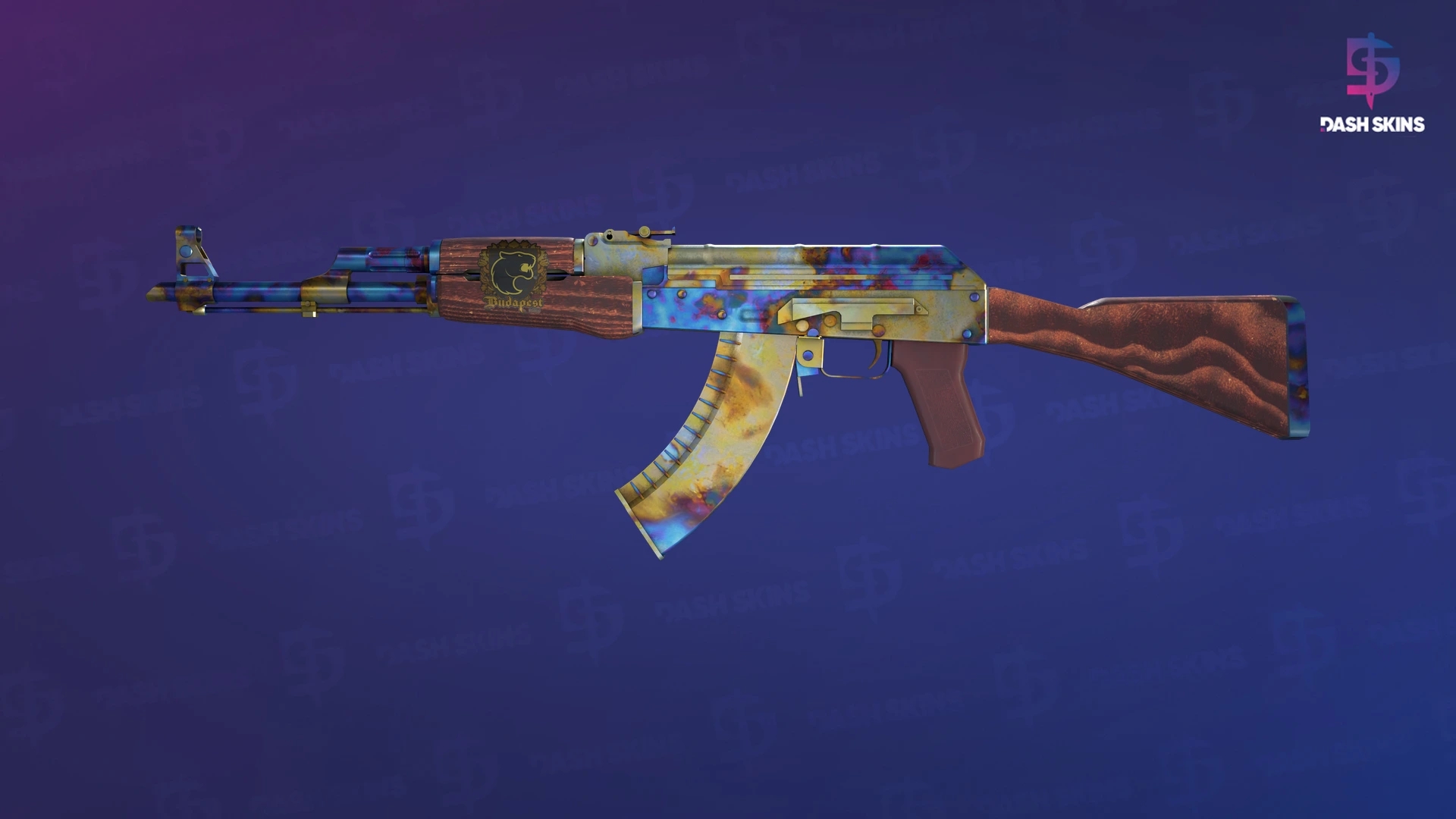 AK-47 | Case Hardened (Minimal Wear) Screenshot Playside