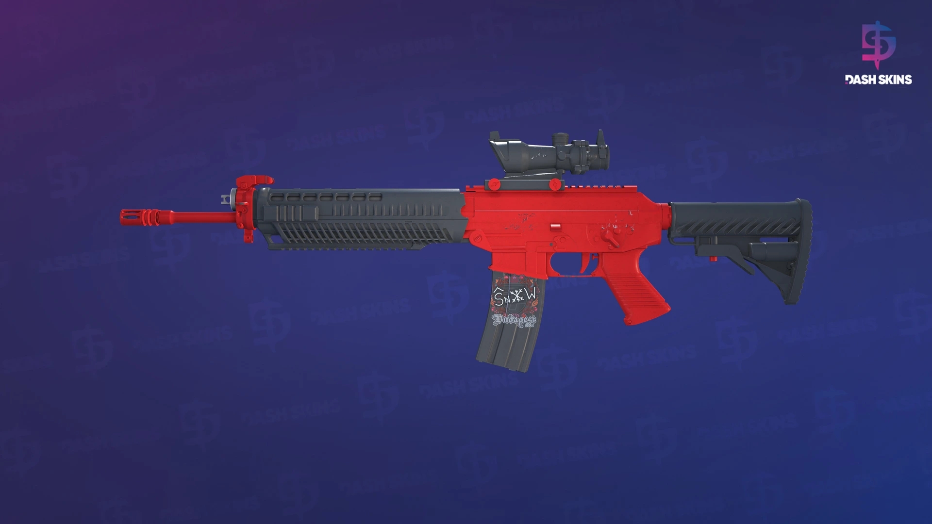 SG 553 | Candy Apple (Factory New) Screenshot Playside