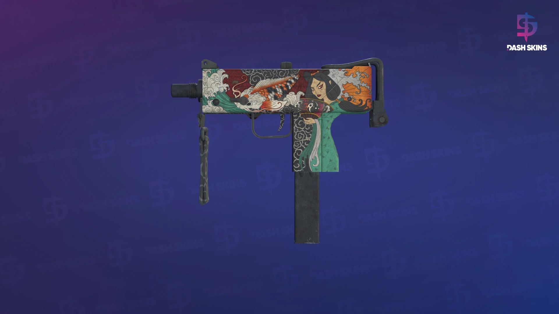 MAC-10 | Allure (Battle-Scarred) Screenshot Playside