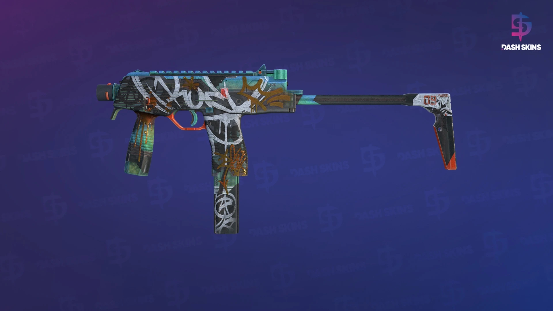 MP9 | Urban Sovereign (Battle-Scarred) Screenshot Playside