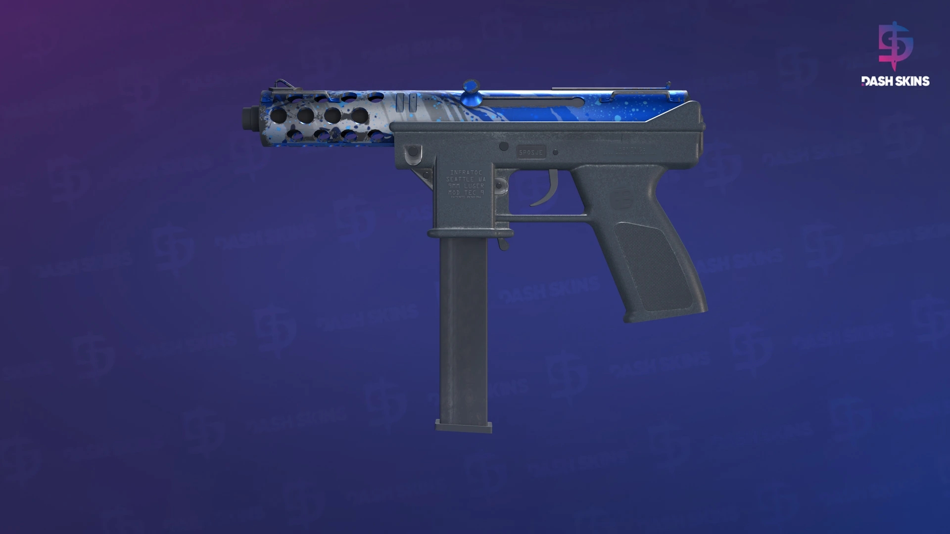Tec-9 | Ice Cap (Minimal Wear) Screenshot Playside