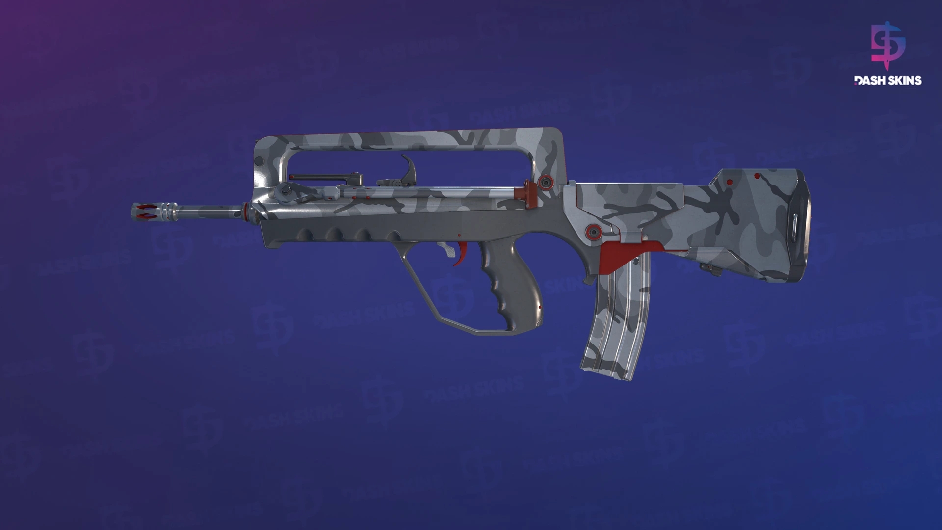 FAMAS | Grey Ghost (Factory New) Screenshot Playside