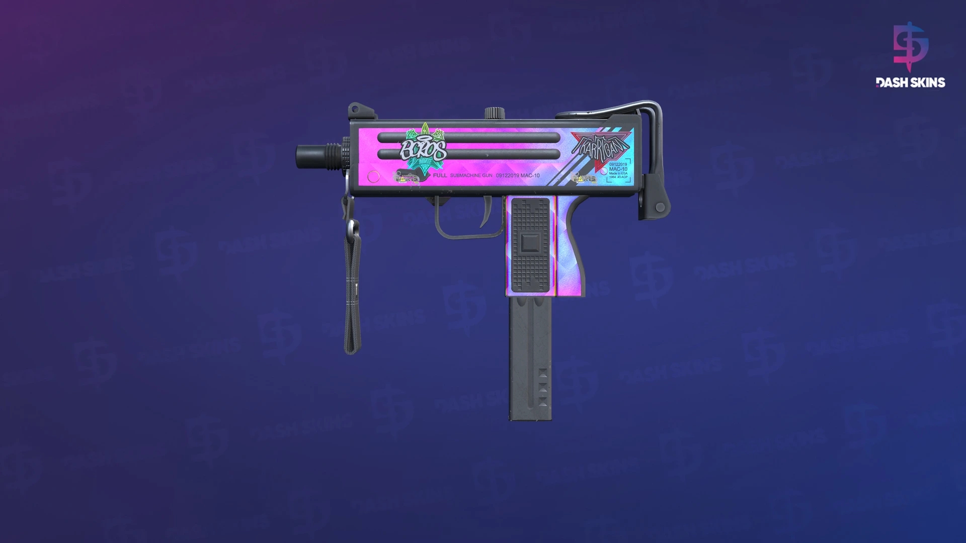 MAC-10 | Disco Tech (Field-Tested) Screenshot Playside