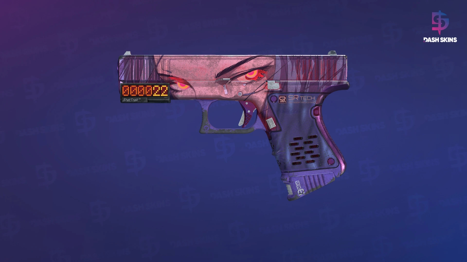 StatTrak™ Glock-18 | Shinobu (Battle-Scarred) Screenshot Playside