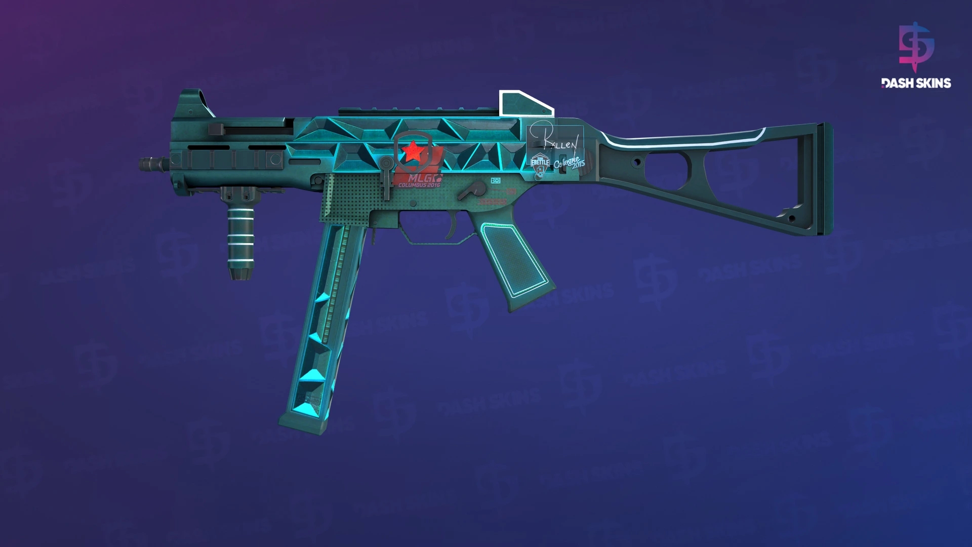 UMP-45 | Scaffold (Minimal Wear) Screenshot Playside