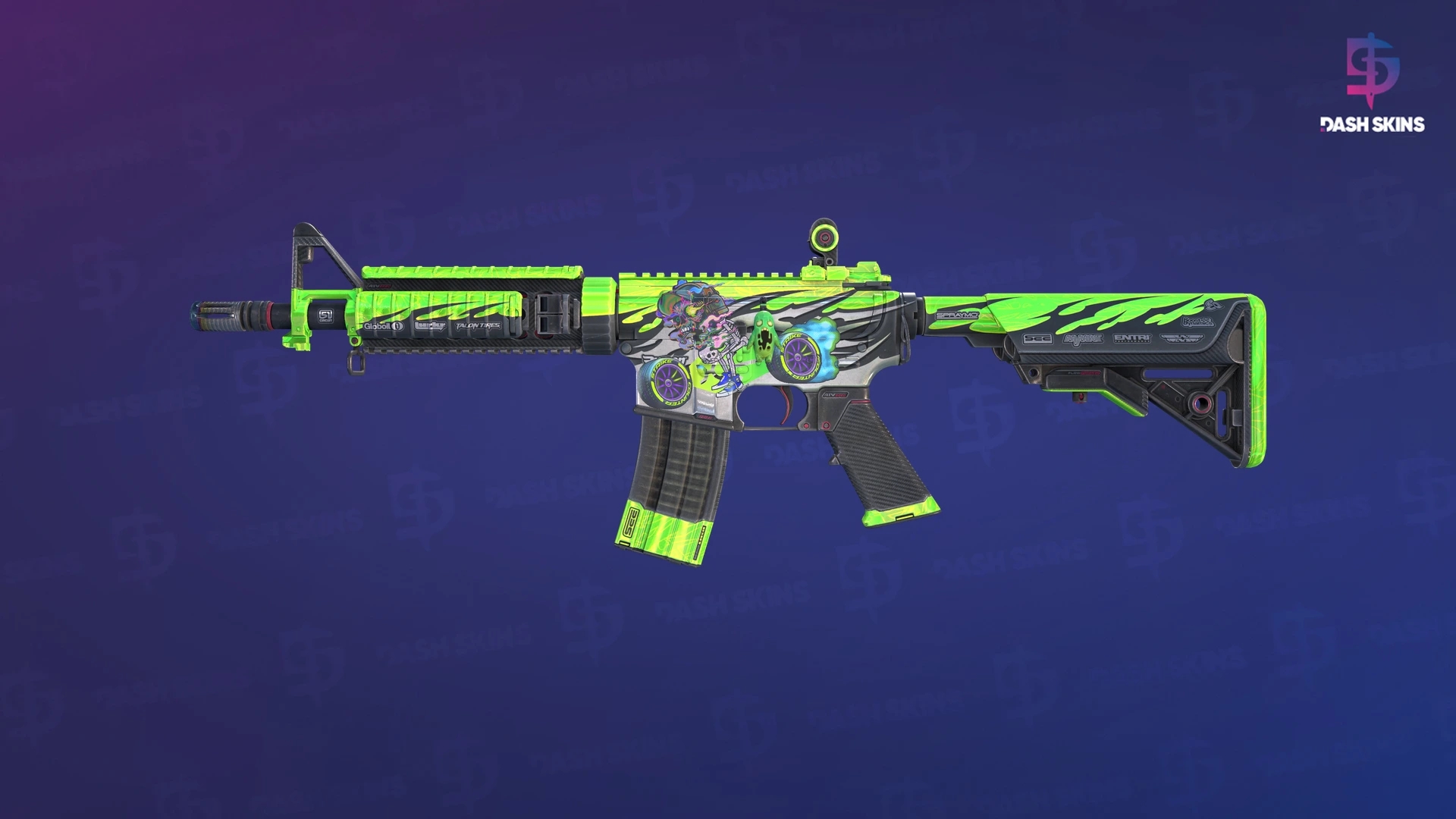 M4A4 | Full Throttle (Minimal Wear) Screenshot Playside