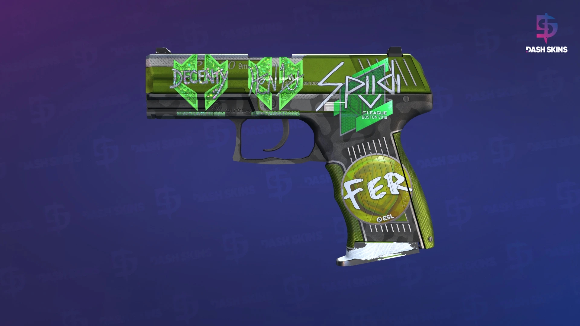 P2000 | Turf (Field-Tested) Screenshot Playside