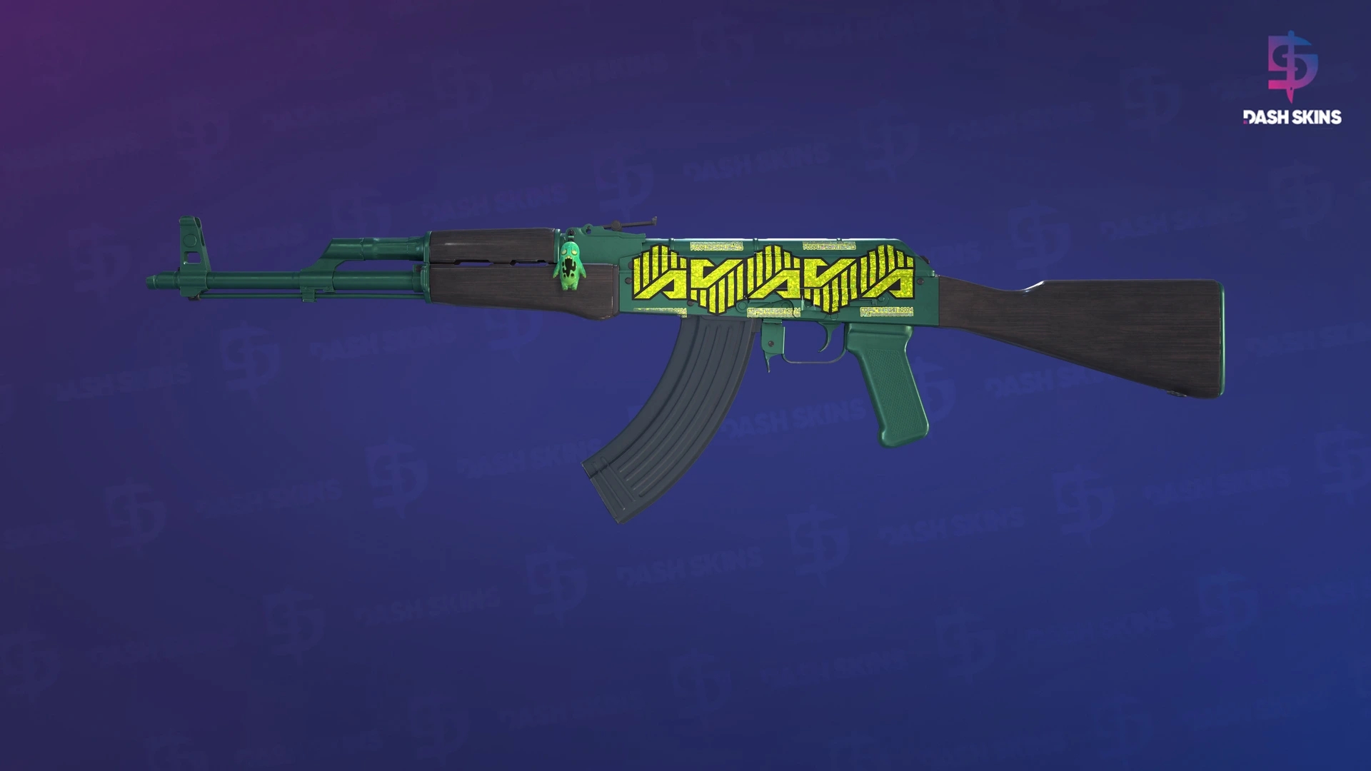 AK-47 | Wintergreen (Minimal Wear) Screenshot Playside