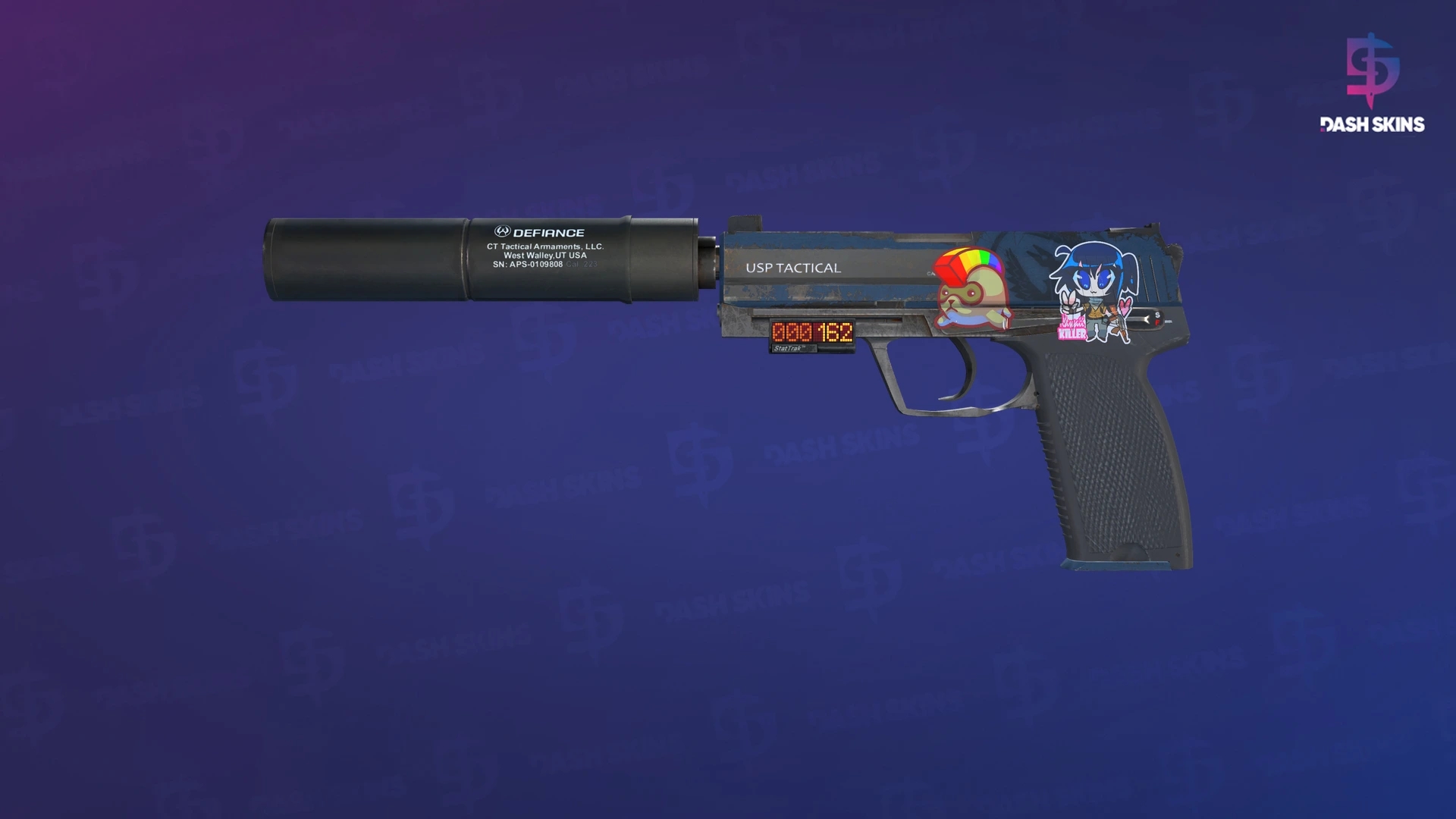 StatTrak™ USP-S | Guardian (Field-Tested) Screenshot Playside