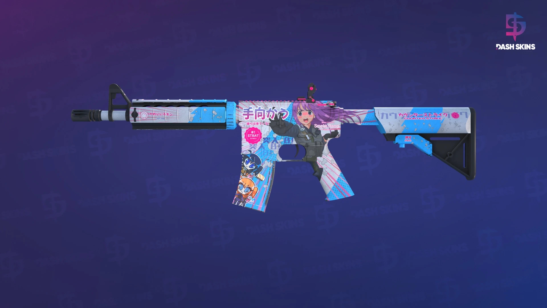 M4A4 | Temukau (Field-Tested) Screenshot Playside