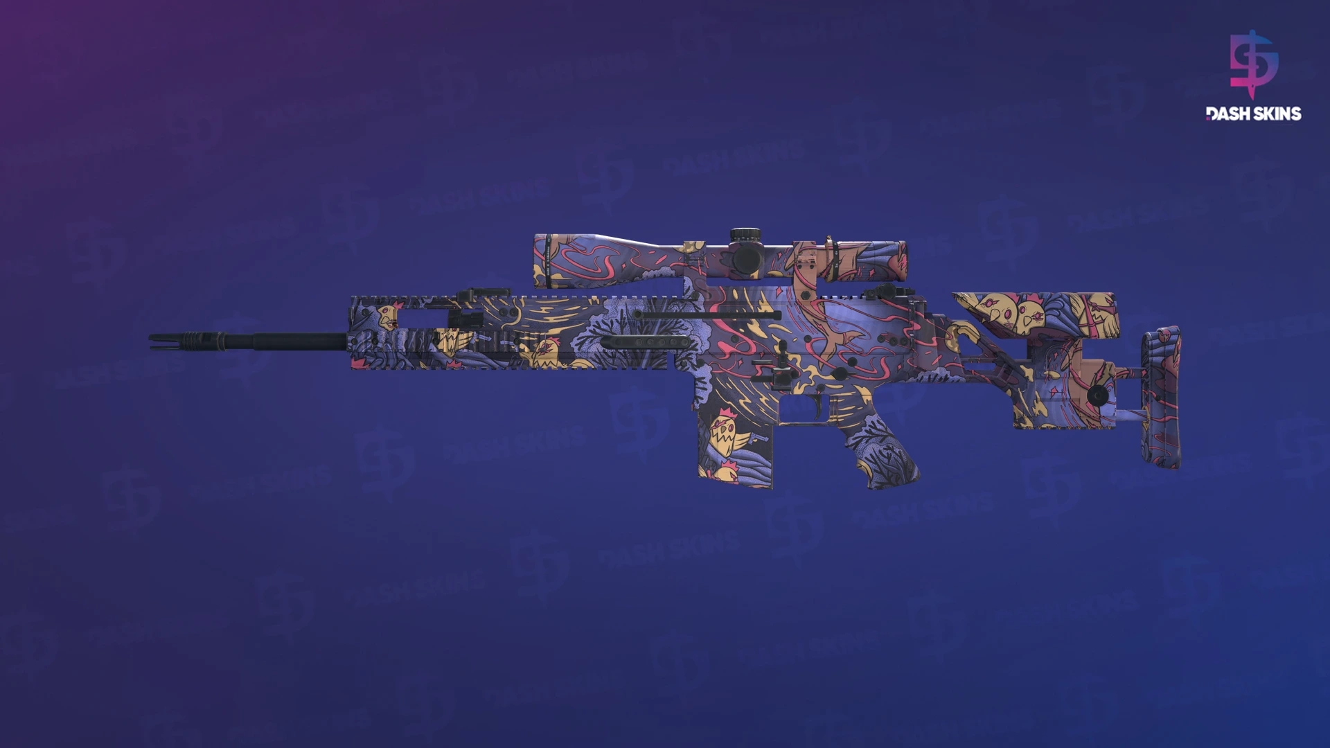 SCAR-20 | Poultrygeist (Factory New) Screenshot Playside