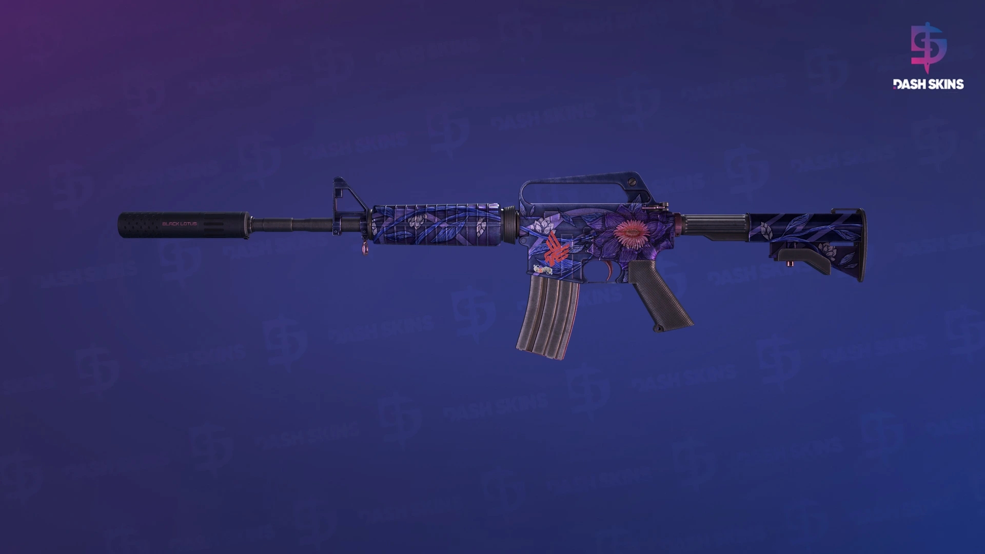 M4A1-S | Black Lotus (Battle-Scarred) Screenshot Playside