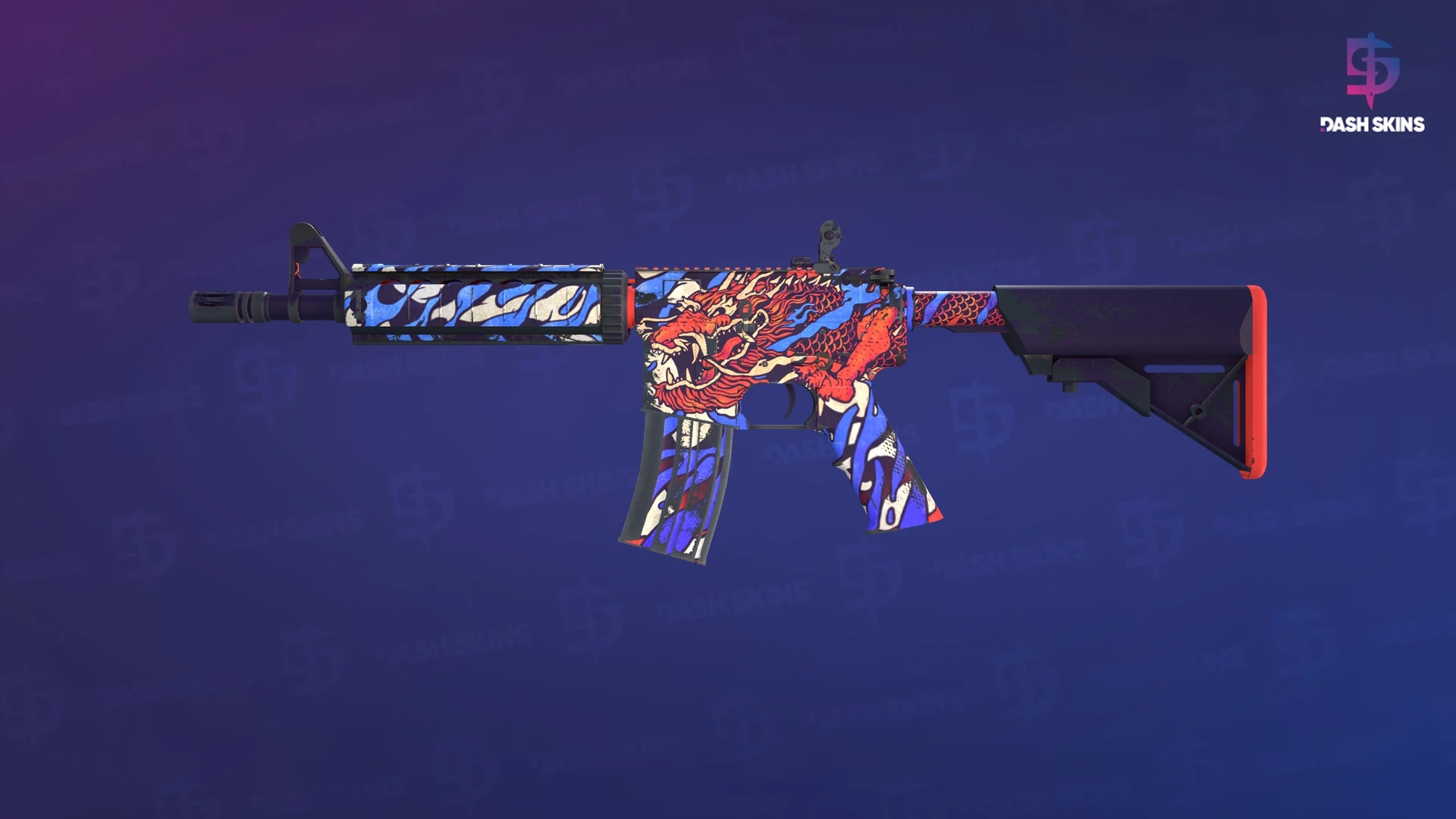 M4A4 | 龍王 (Dragon King) (Field-Tested) Screenshot Playside