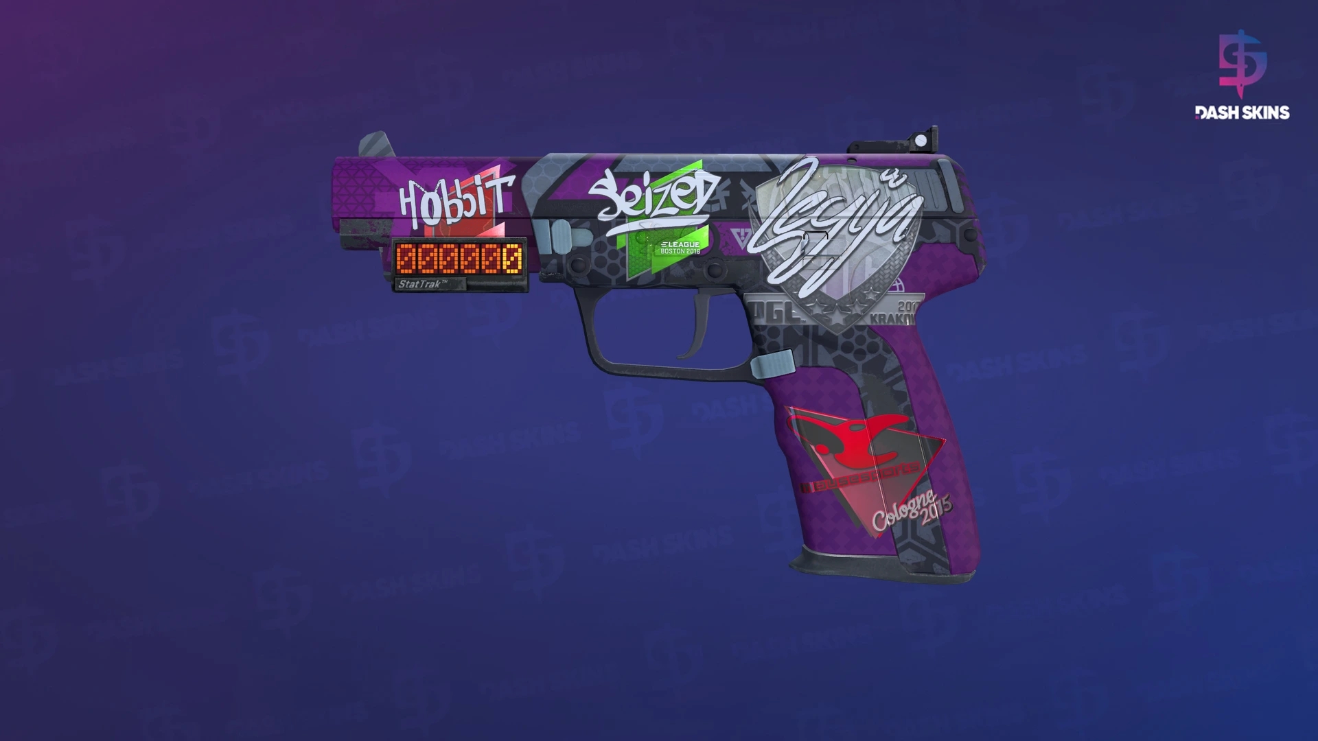 StatTrak™ Five-SeveN | Violent Daimyo (Field-Tested) Screenshot Playside