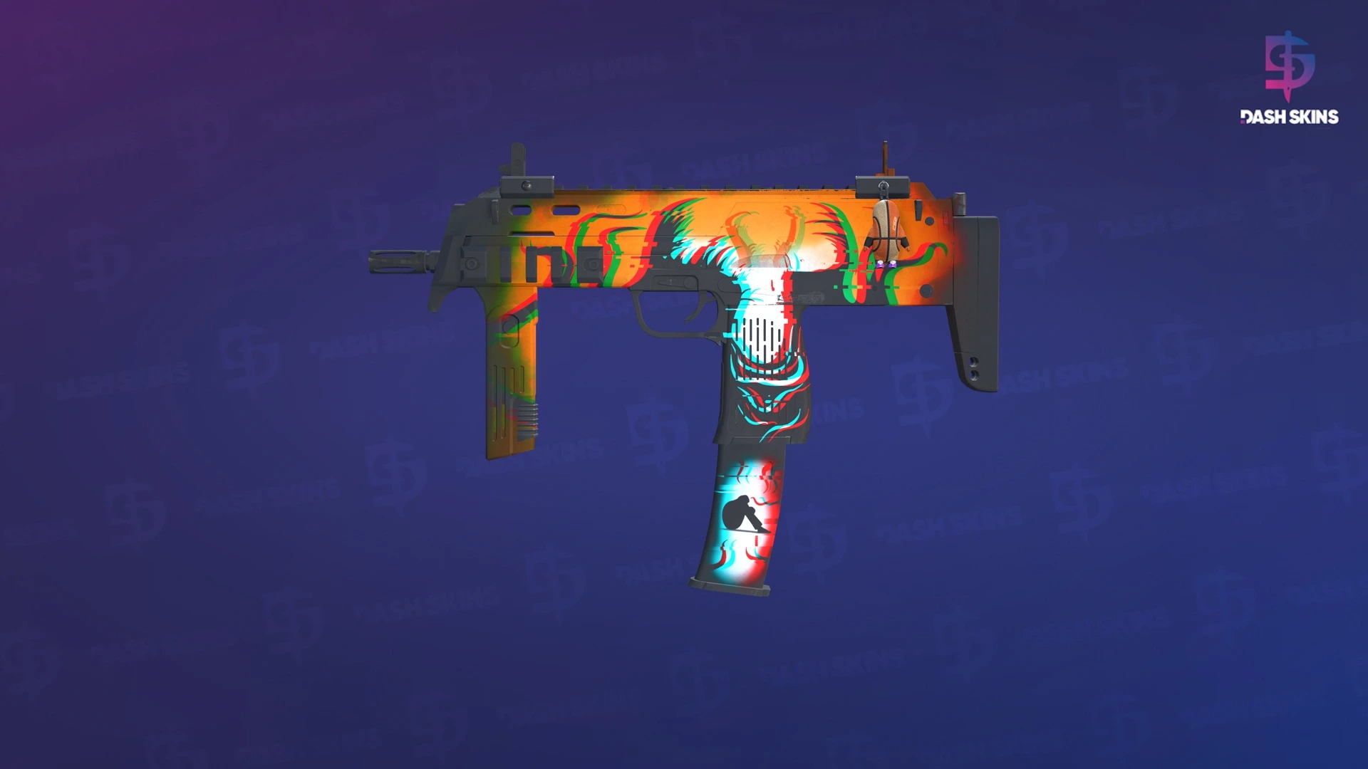 MP7 | Abyssal Apparition (Field-Tested) Screenshot Playside
