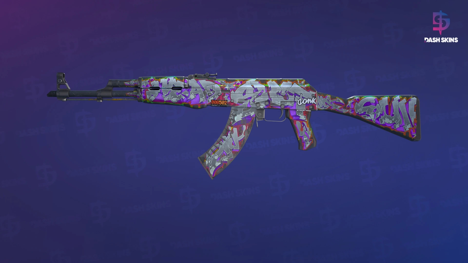 StatTrak™ AK-47 | Head Shot (Well-Worn) Screenshot Playside
