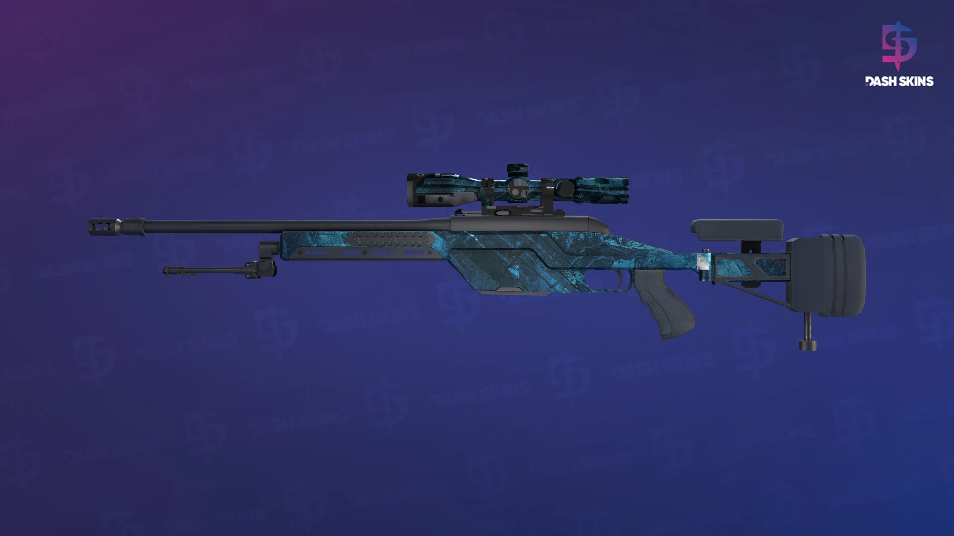 SSG 08 | Abyss (Well-Worn) Screenshot Playside