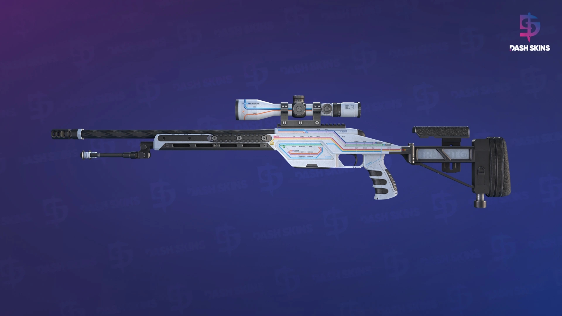 SSG 08 | Rapid Transit (Minimal Wear) Screenshot Playside