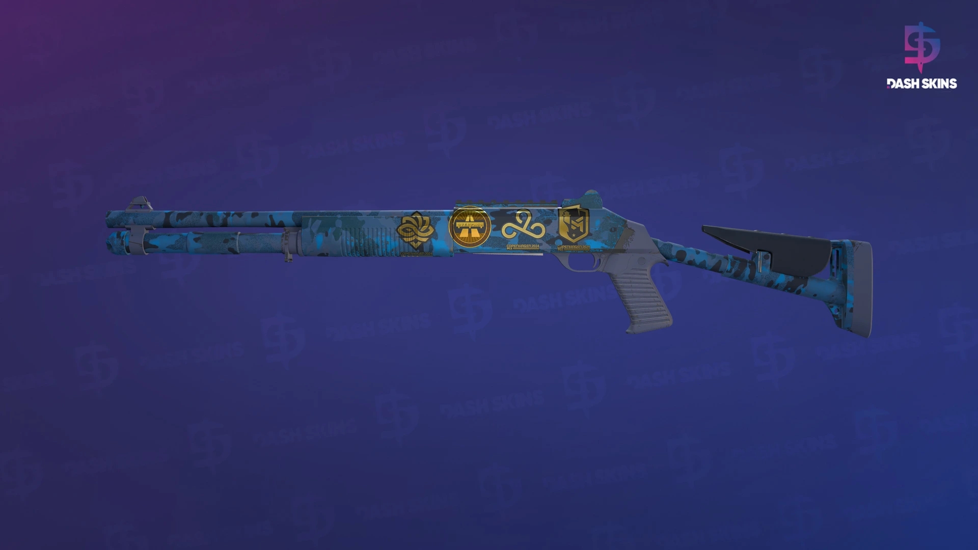 Souvenir XM1014 | VariCamo Blue (Factory New) Screenshot Playside