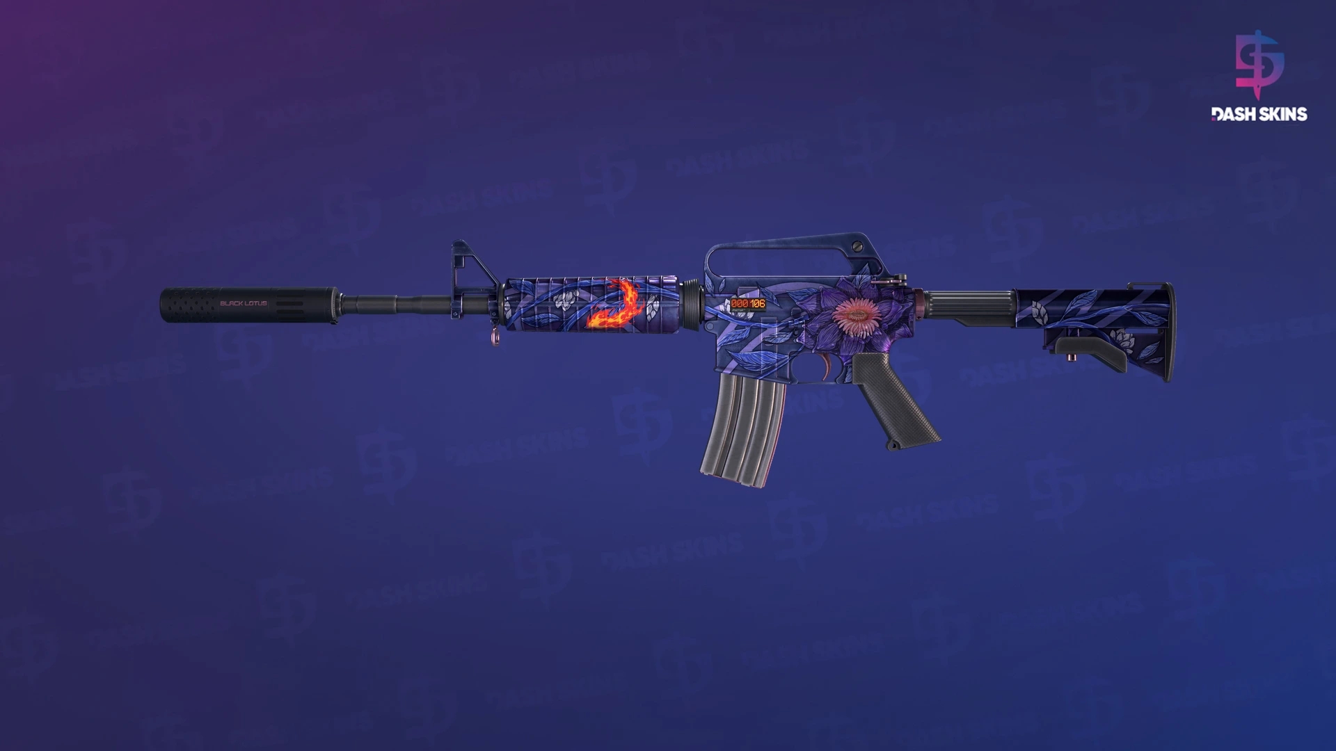 StatTrak™ M4A1-S | Black Lotus (Field-Tested) Screenshot Playside