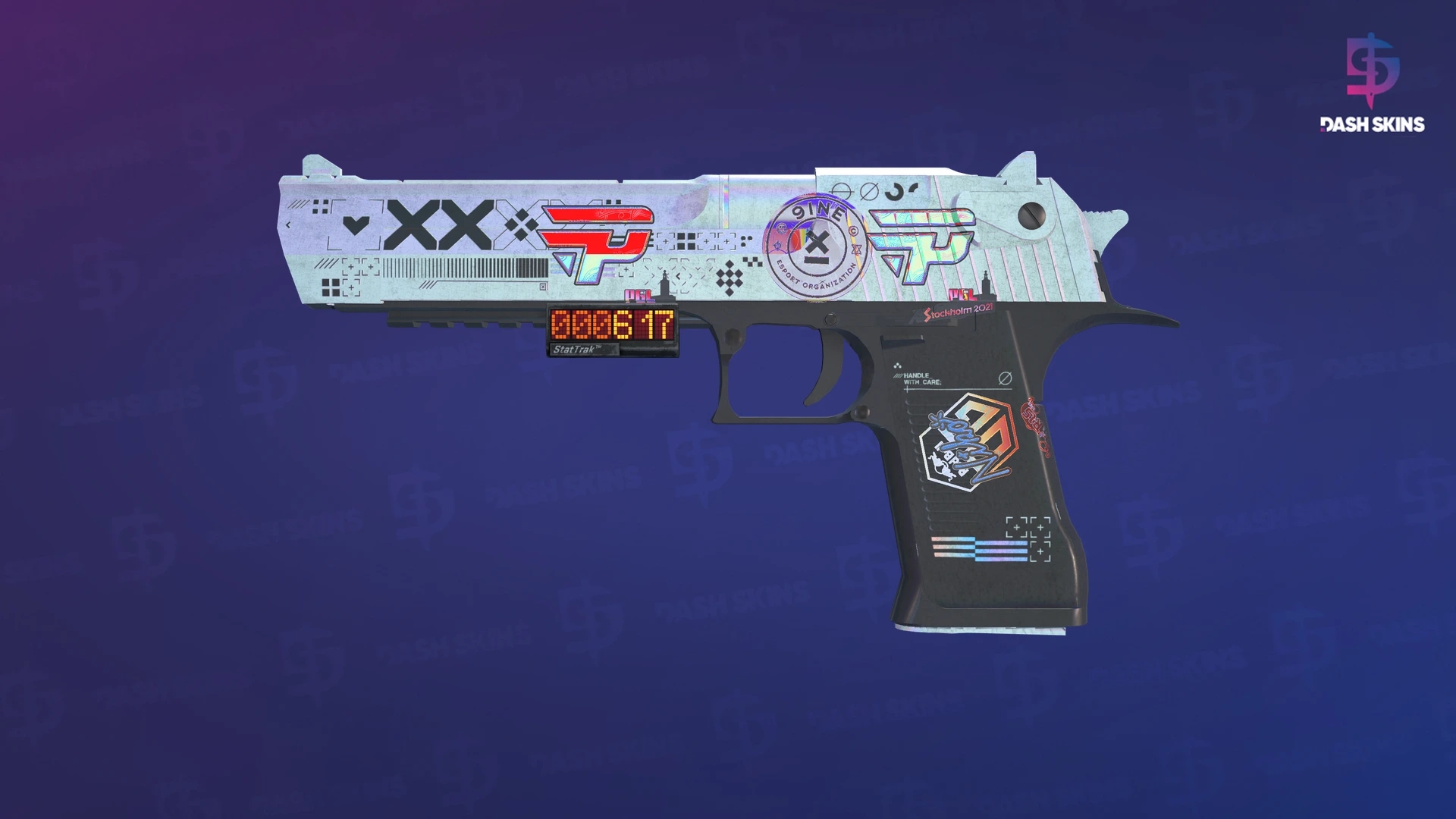StatTrak™ Desert Eagle | Printstream (Battle-Scarred) Screenshot Playside