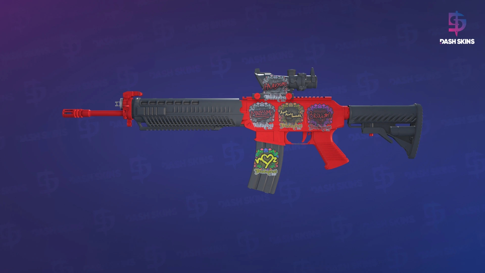 SG 553 | Candy Apple (Factory New) Screenshot Playside