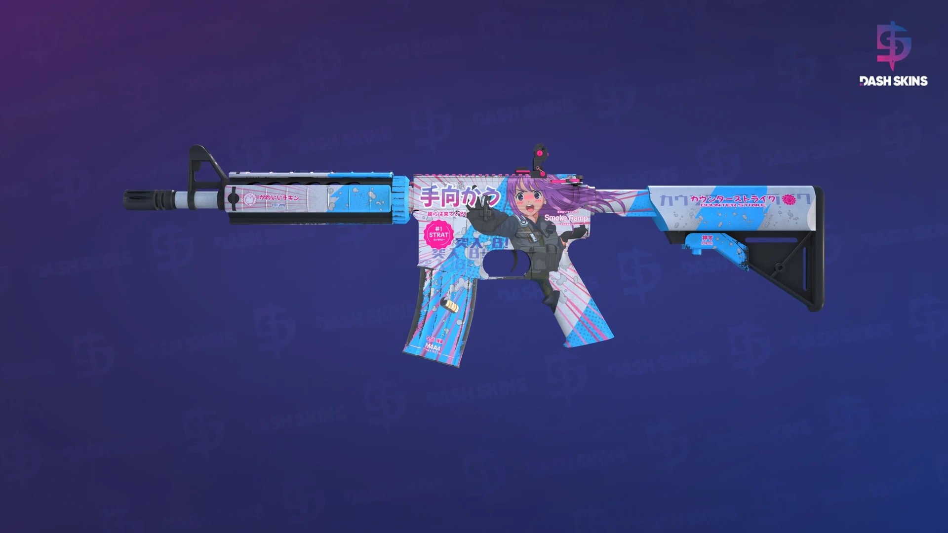 M4A4 | Temukau (Field-Tested) Screenshot Playside