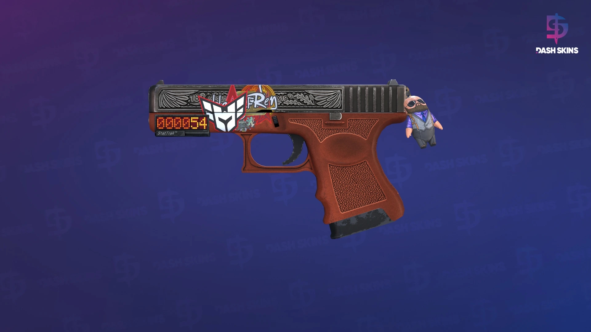 StatTrak™ Glock-18 | Royal Legion (Minimal Wear) Screenshot Playside