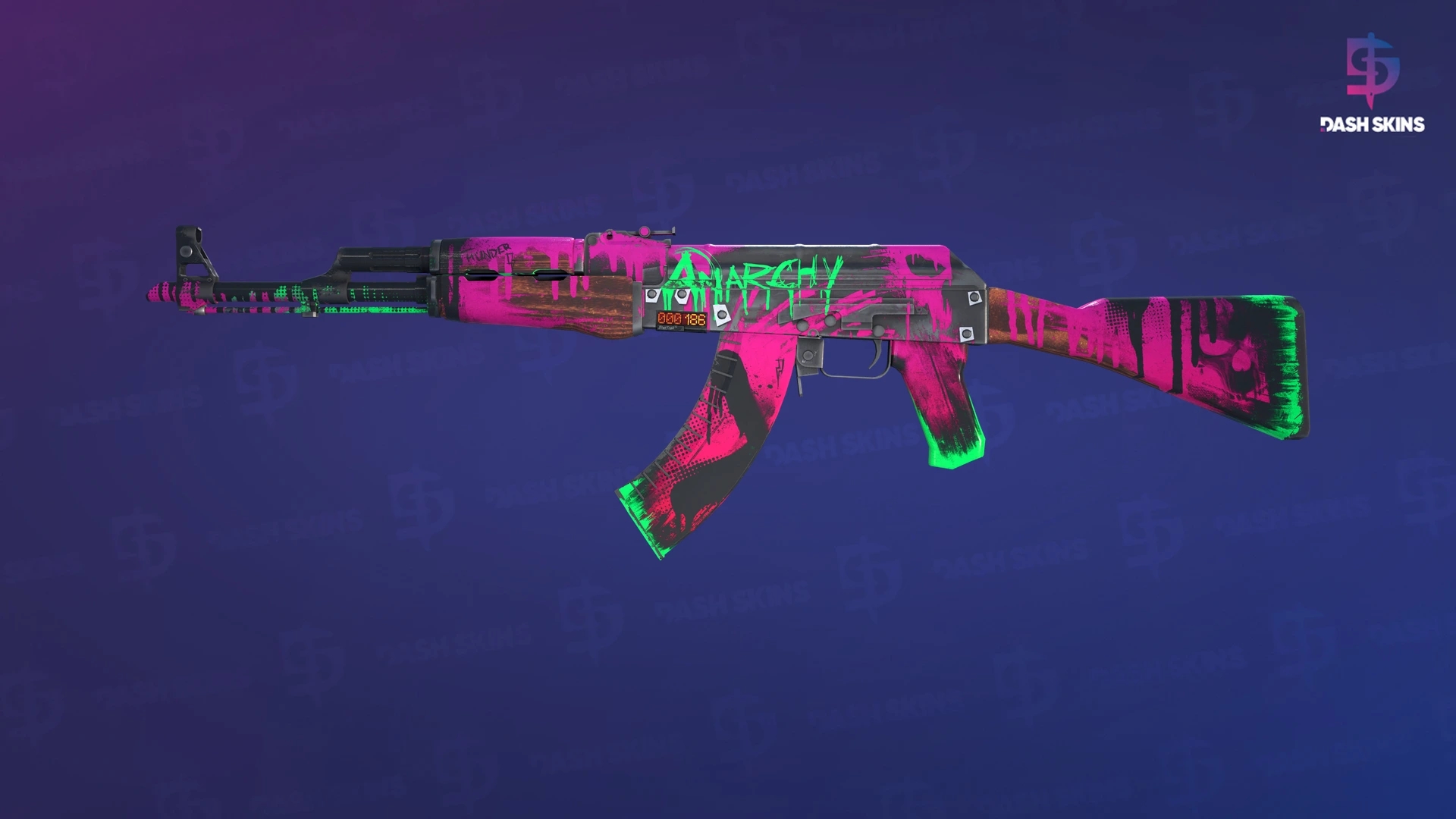 StatTrak™ AK-47 | Neon Revolution (Field-Tested) Screenshot Playside