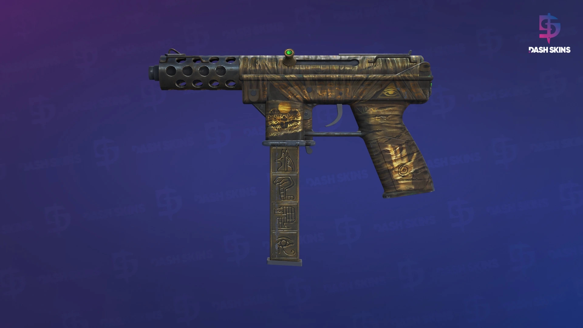 Tec-9 | Mummy's Rot (Well-Worn) Screenshot Playside