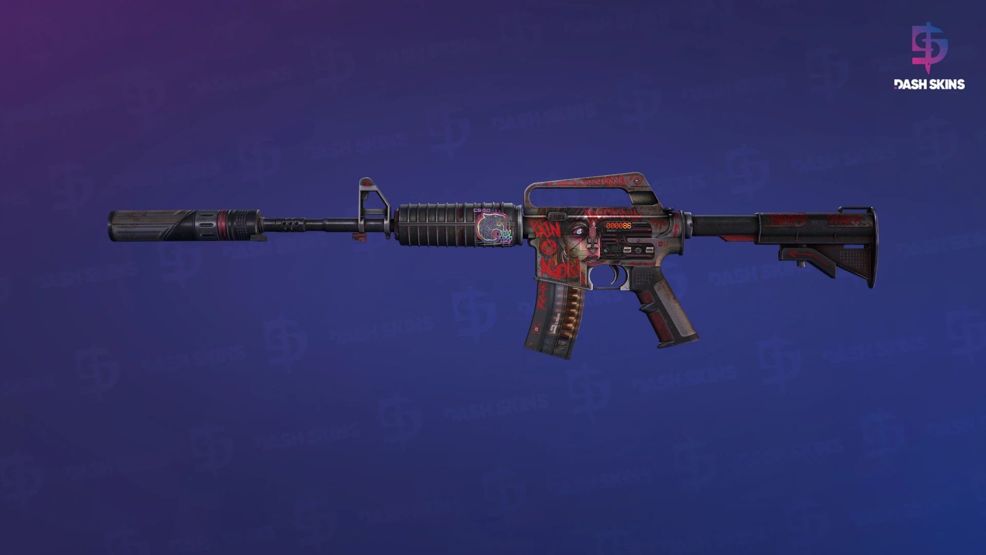 StatTrak™ M4A1-S | Night Terror (Minimal Wear) Screenshot Playside