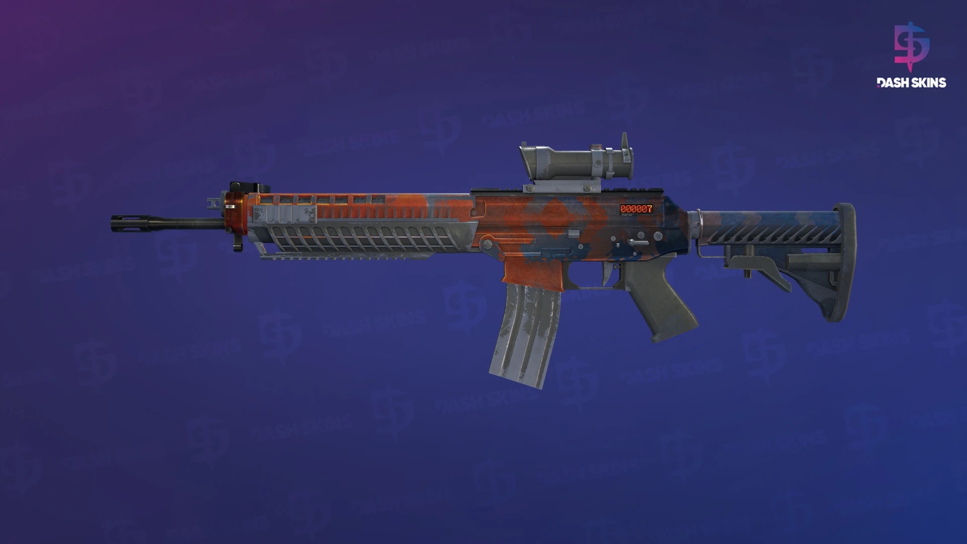 StatTrak™ SG 553 | Danger Close (Battle-Scarred) Screenshot Playside