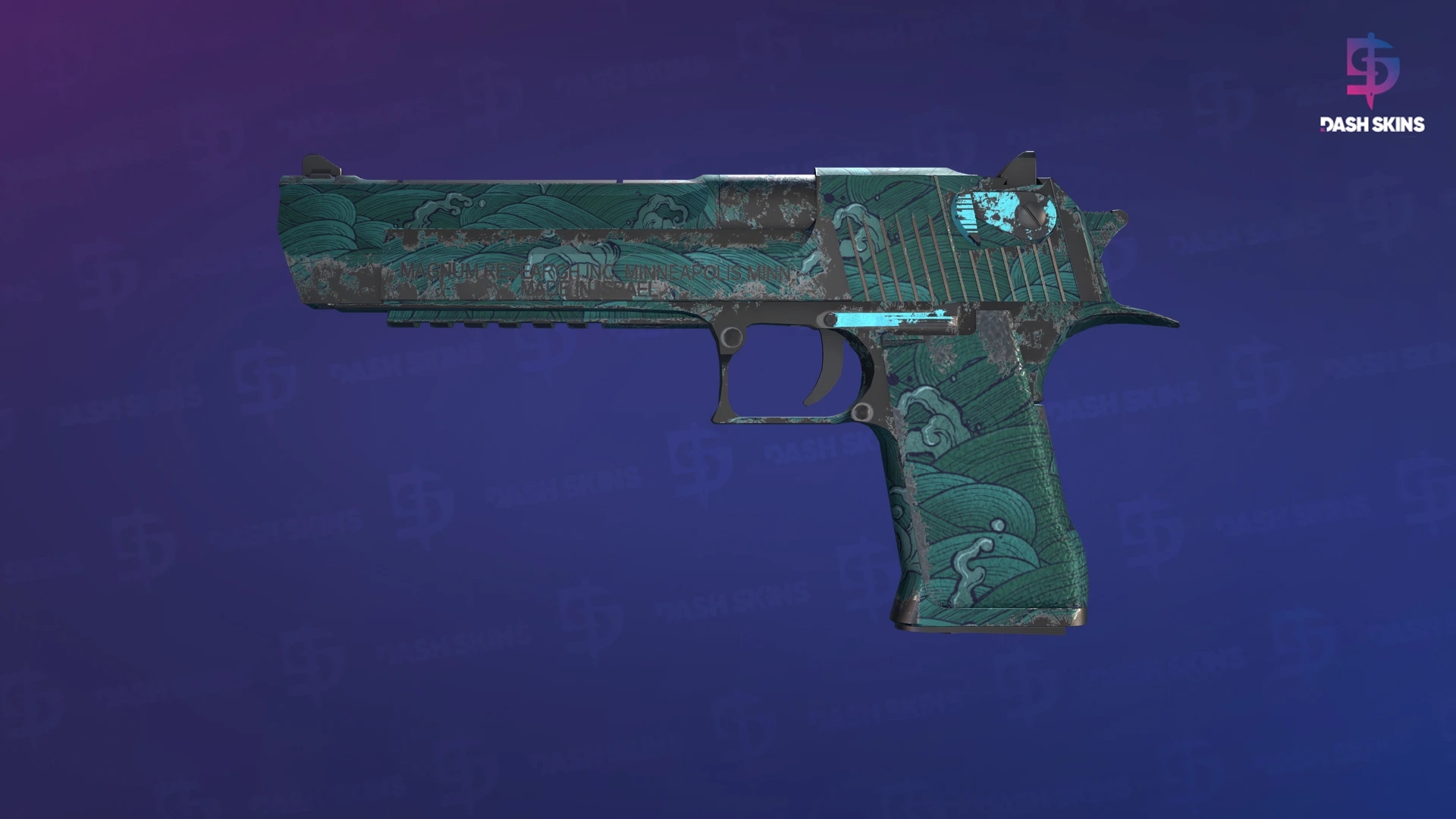 Desert Eagle | Midnight Storm (Field-Tested) Screenshot Playside
