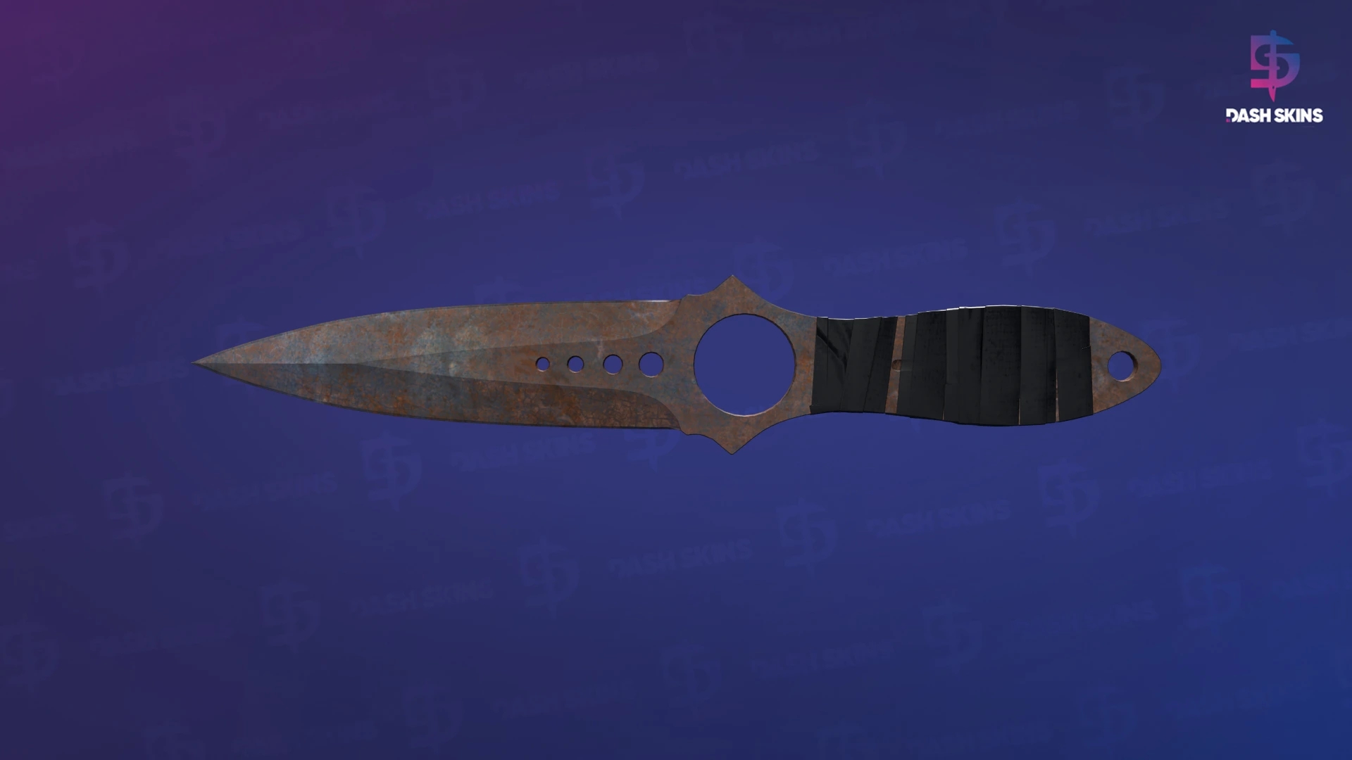 ★ Skeleton Knife | Rust Coat (Battle-Scarred) Screenshot Playside