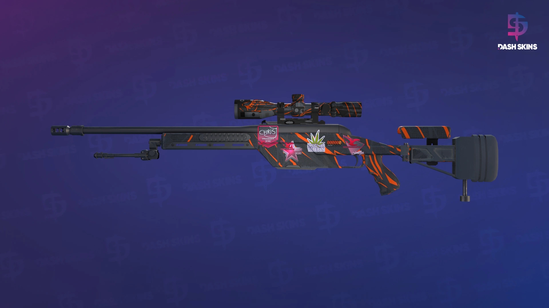 StatTrak™ SSG 08 | Slashed (Field-Tested) Screenshot Playside
