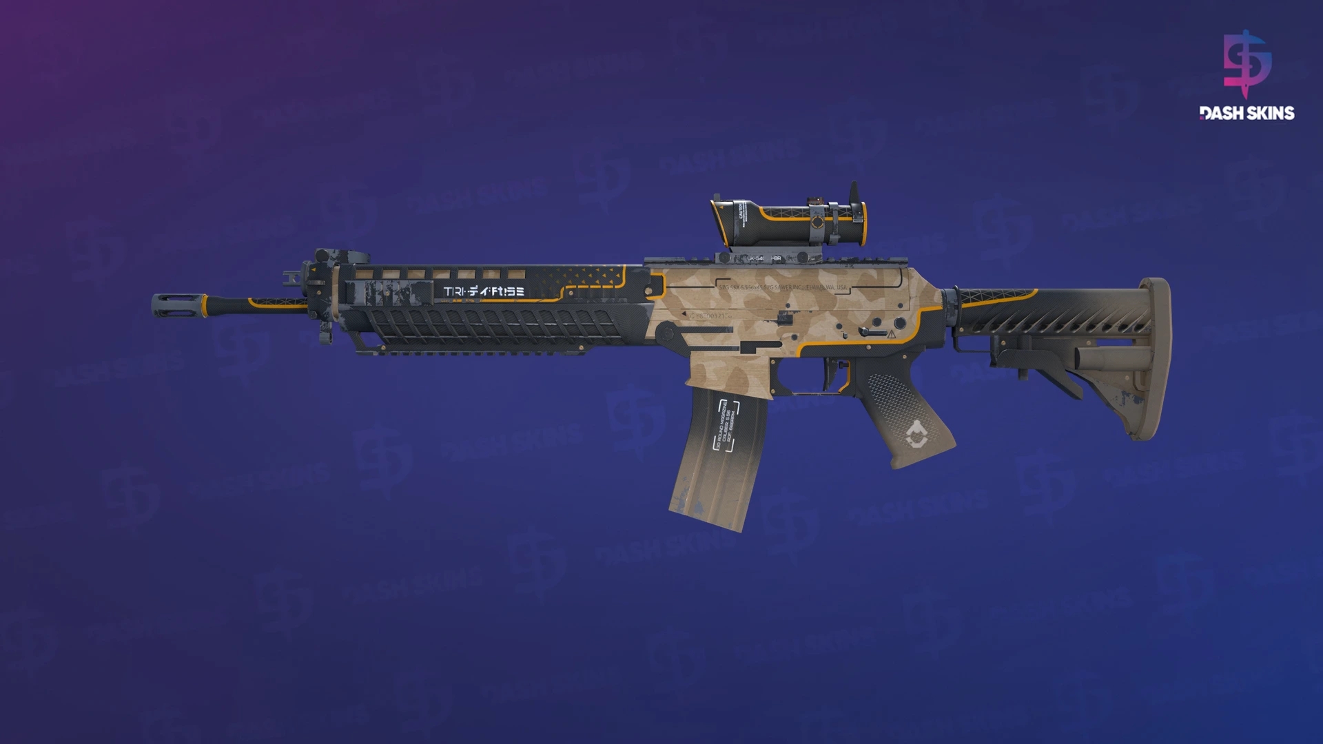 SG 553 | Triarch (Minimal Wear) Screenshot Playside