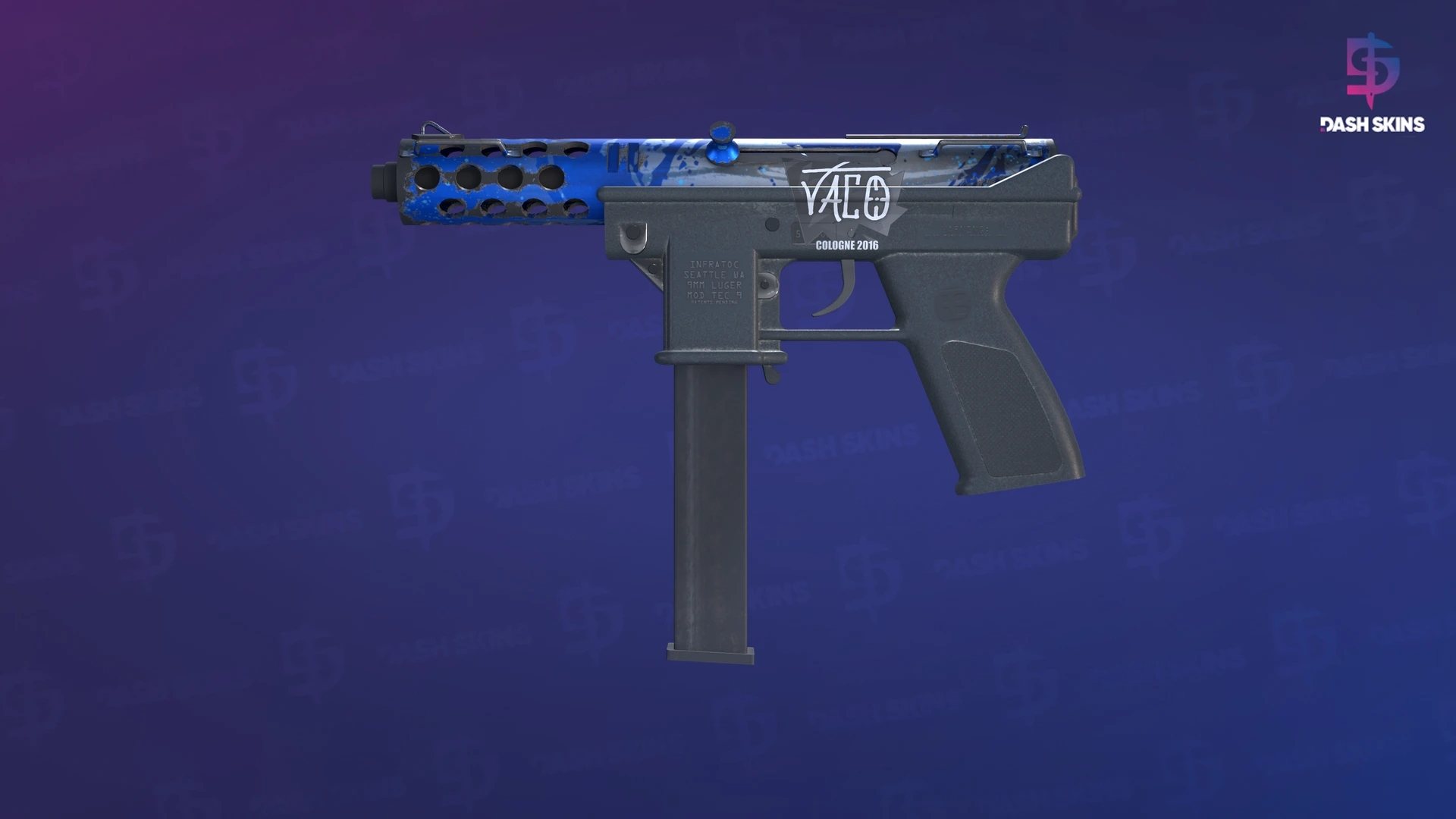 Tec-9 | Ice Cap (Field-Tested) Screenshot Playside