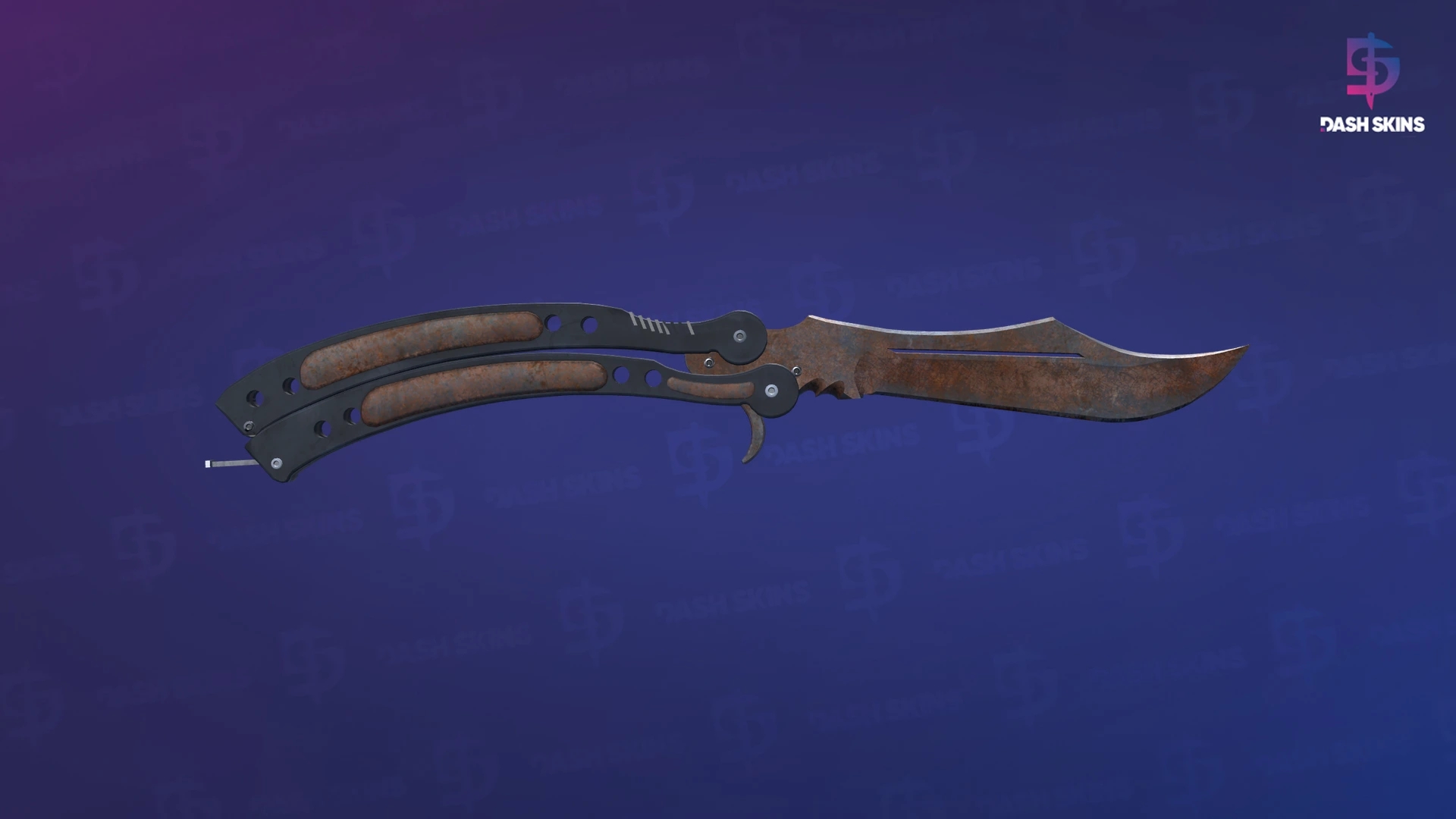 ★ Butterfly Knife | Rust Coat (Battle-Scarred) Screenshot Playside