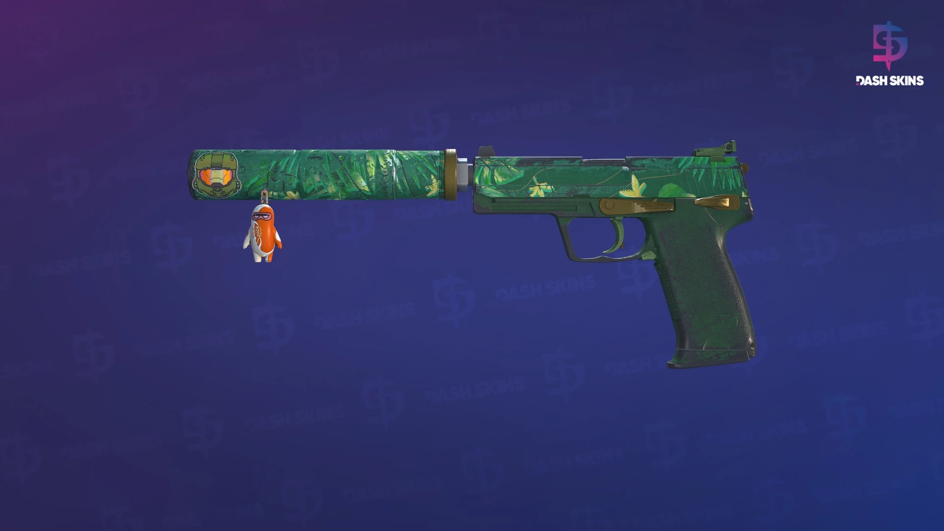 USP-S | Tropical Breeze (Well-Worn) Screenshot Playside