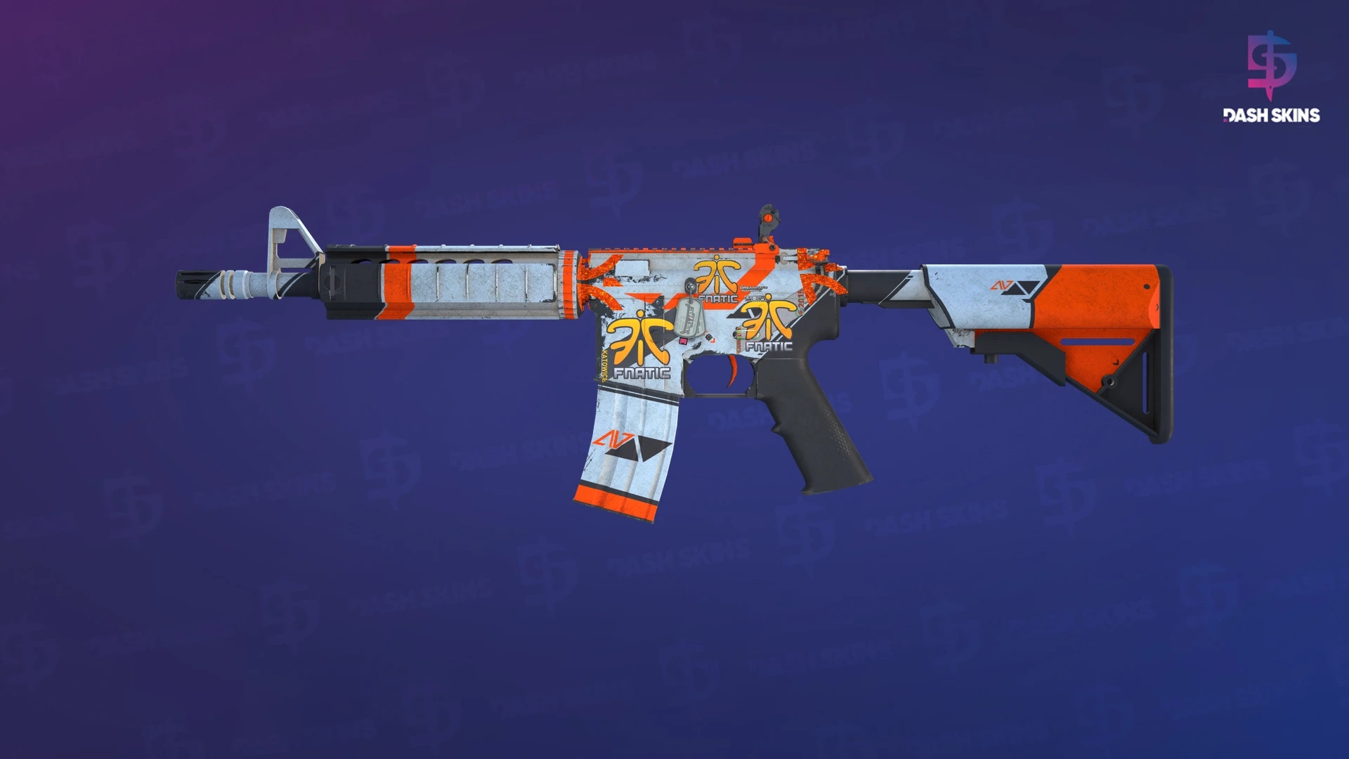 M4A4 | Asiimov (Battle-Scarred) Screenshot Playside
