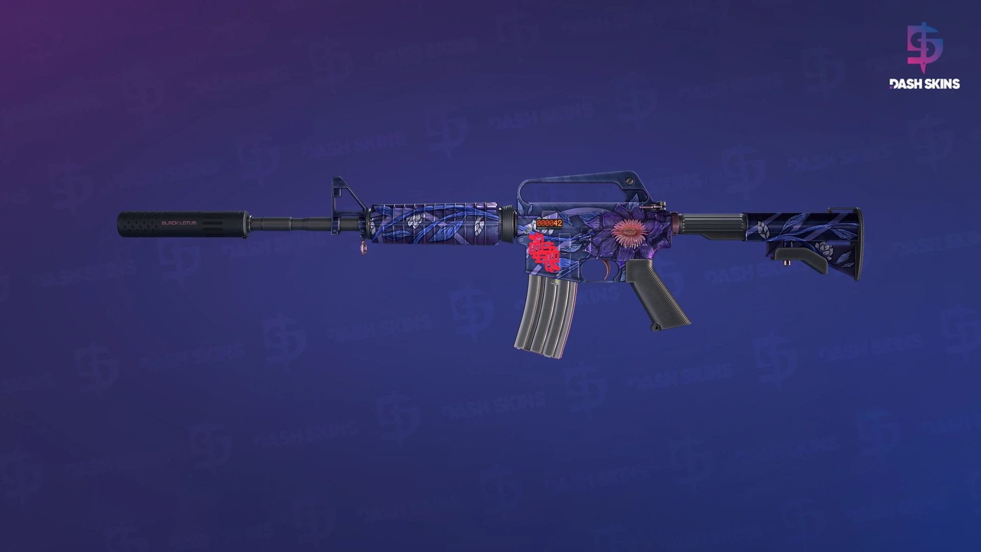 StatTrak™ M4A1-S | Black Lotus (Minimal Wear) Screenshot Playside