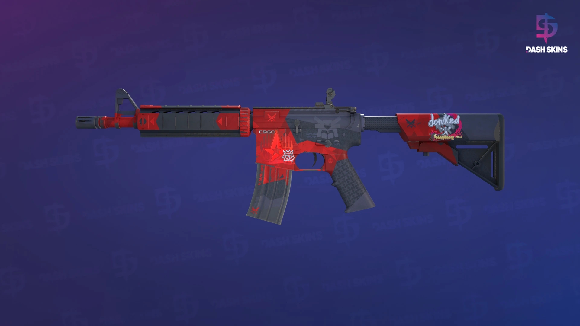 M4A4 | Evil Daimyo (Field-Tested) Screenshot Playside