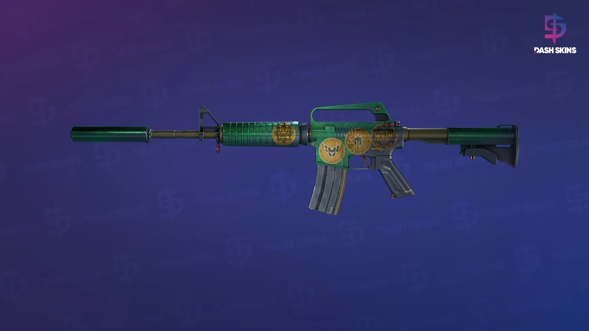 Souvenir M4A1-S | Electrum (Minimal Wear) Screenshot Playside